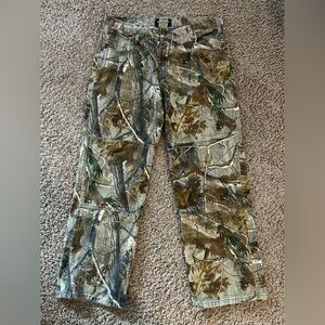 Vintage realtree y2k double knee jeans camo hunting 38x32